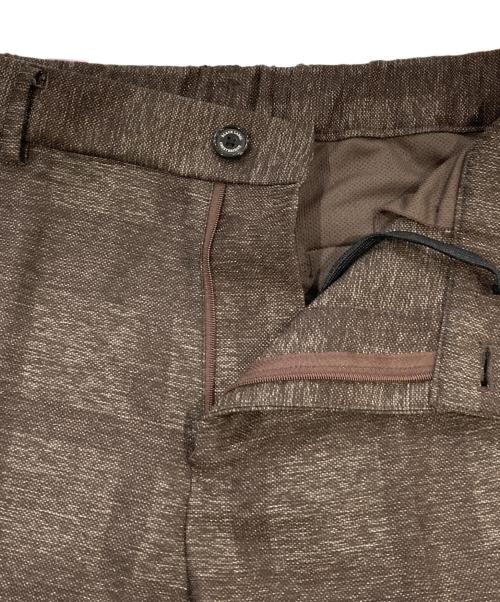 BLACK LABEL CRESTBRIDGE（ブラックレーベル クレストブリッジ）BLACK LABEL CRESTBRIDGE (ブラックレーベル クレストブリッジ) シャドークレストブリッジチェックカラミJKTセットアップ ブラウン サイズ:SIZE 3L　パンツLLの古着・服飾アイテム