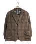 BLACK LABEL CRESTBRIDGE (ブラックレーベル クレストブリッジ) シャドークレストブリッジチェックカラミJKTセットアップ ブラウン サイズ:SIZE 3L　パンツLL：22000円