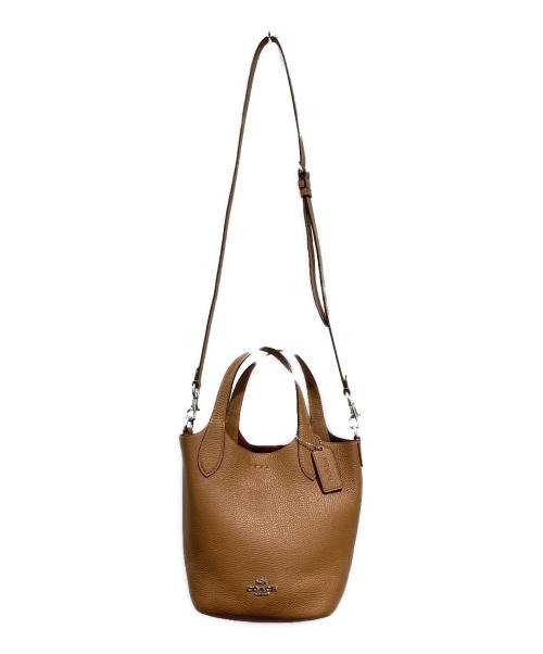 COACH（コーチ）COACH (コーチ) ハンナ バケット バッグ ブラウンの古着・服飾アイテム