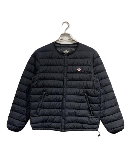 DANTON（ダントン）DANTON (ダントン) クルーネック インナーダウンジャケット ブラック サイズ:SIZE Lの古着・服飾アイテム
