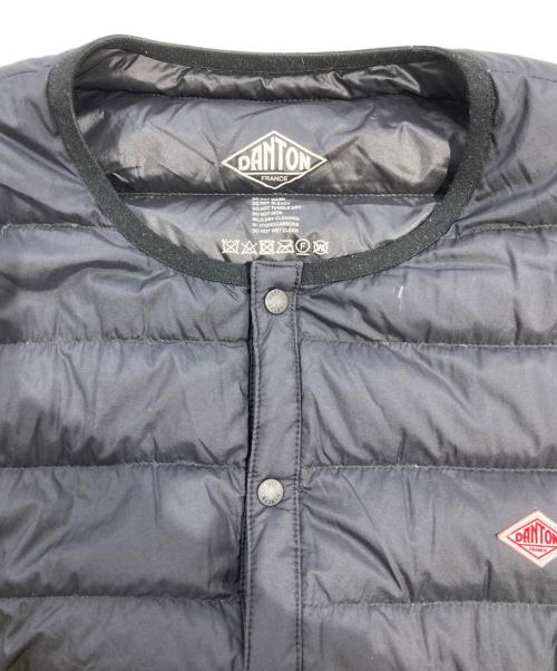 DANTON（ダントン）DANTON (ダントン) クルーネック インナーダウンジャケット ブラック サイズ:SIZE Lの古着・服飾アイテム
