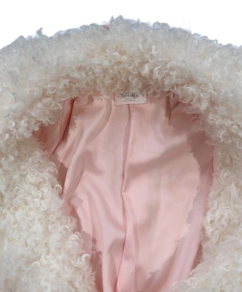 Bibiy.（ビビィ）Bibiy. (ビビィ) ファーコート アイボリー サイズ:SIZE Freeの古着・服飾アイテム