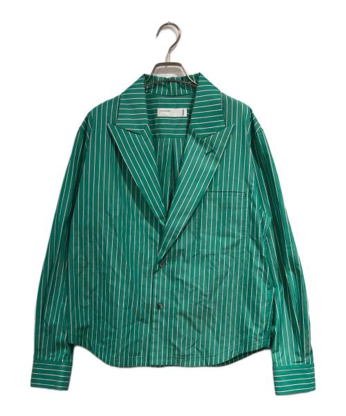 TOGA ARCHIVES（トーガアーカイブス）TOGA ARCHIVES (トーガアーカイブス) Lapel shirt / ラペルシャツ グリーン サイズ:SIZE 40の古着・服飾アイテム