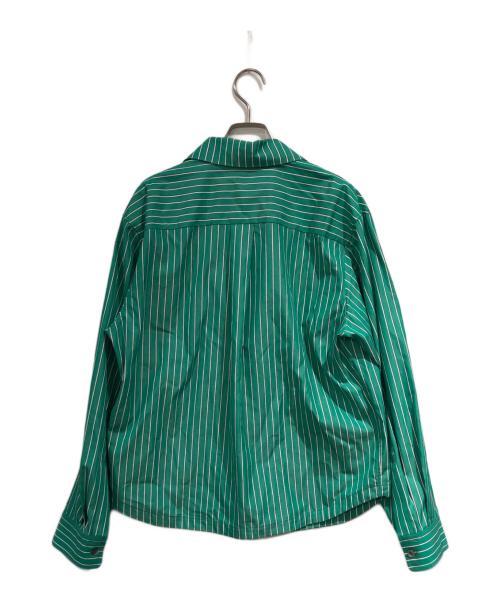 TOGA ARCHIVES（トーガアーカイブス）TOGA ARCHIVES (トーガアーカイブス) Lapel shirt / ラペルシャツ グリーン サイズ:SIZE 40の古着・服飾アイテム