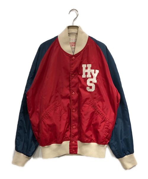 Hysteric Glamour（ヒステリックグラマー）Hysteric Glamour (ヒステリックグラマー) LISTEN TO HGアップリケ スタジャン レッド サイズ:SIZE Sの古着・服飾アイテム