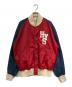 Hysteric Glamour（ヒステリックグラマー）の古着「LISTEN TO HGアップリケ スタジャン」｜レッド