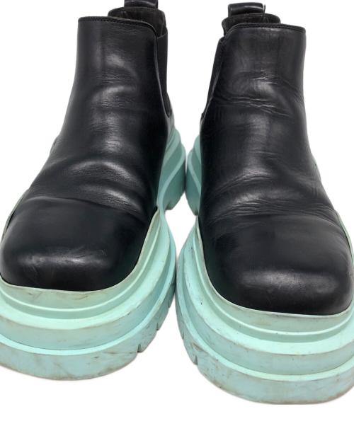 BOTTEGA VENETA（ボッテガベネタ）BOTTEGA VENETA (ボッテガベネタ) タイヤブーツ ブラック サイズ:SIZE 42の古着・服飾アイテム