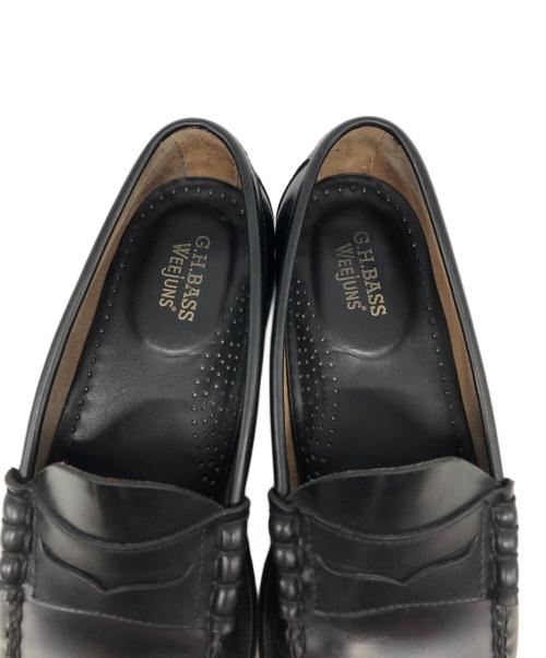 G.H.BASS（ジーエイチバス）G.H.BASS (ジーエイチバス) LARSON ローファー ブラック サイズ:SIZE 40 1/2の古着・服飾アイテム