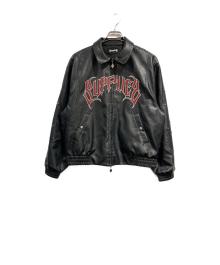 SUPPLIER（サプライヤー）の古着「STUDDED FAUX LEATHER JACKET」｜ブラック