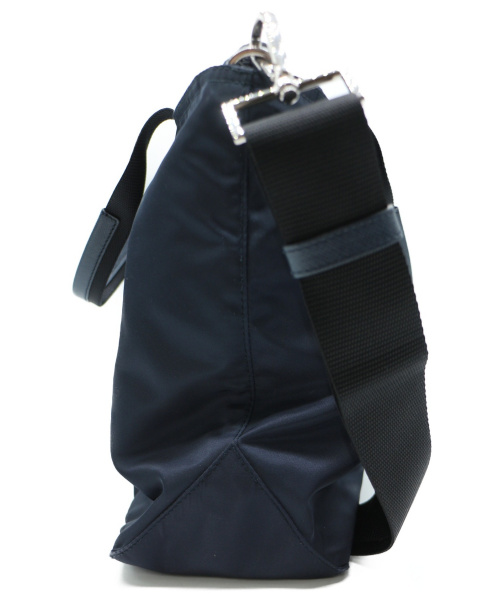 PRADA（プラダ）PRADA (プラダ) 2WAYショルダーバッグ ネイビー 1BG867の古着・服飾アイテム