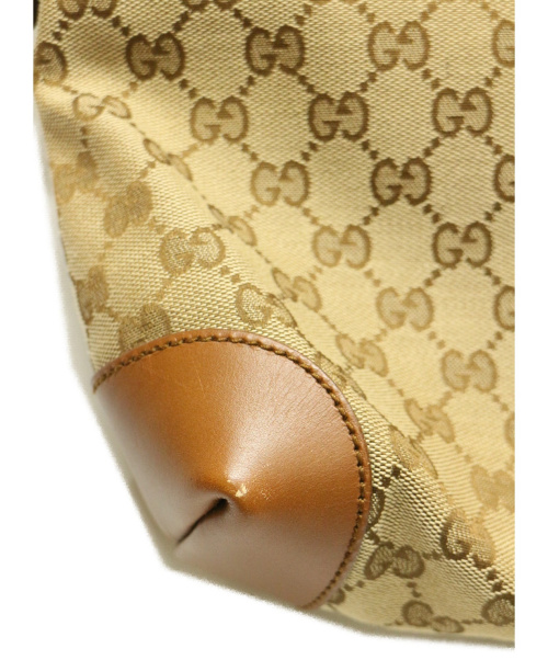 GUCCI（グッチ）GUCCI (グッチ) GGショルダーバッグ ベージュ 337598 520981の古着・服飾アイテム