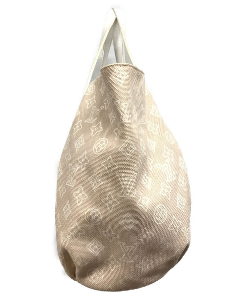 LOUIS VUITTON（ルイ ヴィトン）LOUIS VUITTON (ルイ ヴィトン) ハンドバッグ ベージュ ビーチライン M95982 MB1019の古着・服飾アイテム