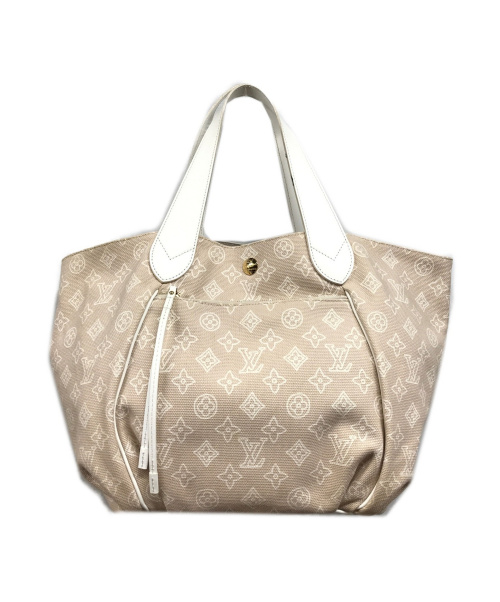 LOUIS VUITTON（ルイ ヴィトン）LOUIS VUITTON (ルイ ヴィトン) ハンドバッグ ベージュ ビーチライン M95982 MB1019の古着・服飾アイテム