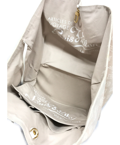 LOUIS VUITTON（ルイ ヴィトン）LOUIS VUITTON (ルイ ヴィトン) ハンドバッグ ベージュ ビーチライン M95982 MB1019の古着・服飾アイテム