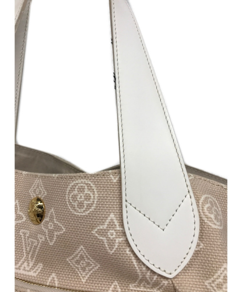 LOUIS VUITTON（ルイ ヴィトン）LOUIS VUITTON (ルイ ヴィトン) ハンドバッグ ベージュ ビーチライン M95982 MB1019の古着・服飾アイテム