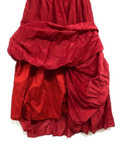 SUZUKI TAKAYUKI（スズキタカユキ）SUZUKI TAKAYUKI (スズキタカユキ) tiered skirt レッド サイズ:不明の古着・服飾アイテム