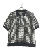 Needlesニードルズ）の古着「Polo Sweater」｜ホワイト×ブラック