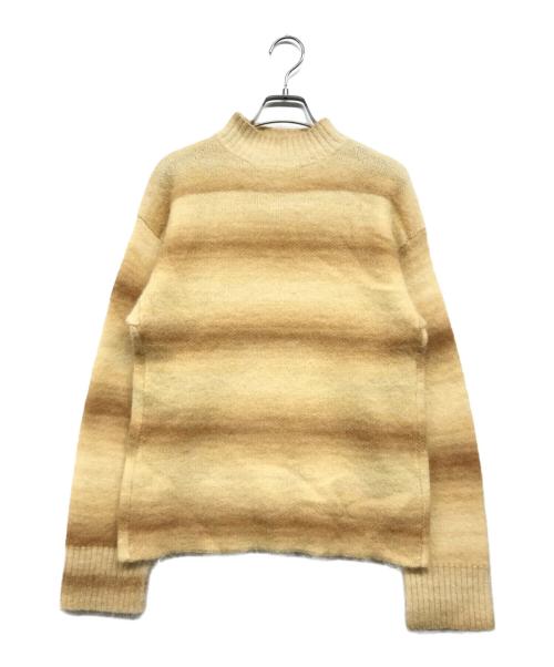 Acne studios（アクネ ストゥディオズ）ACNE STUDIOS (アクネ ストゥディオス) Kesme Soft Stripe Knit イエロー サイズ:XXSの古着・服飾アイテム