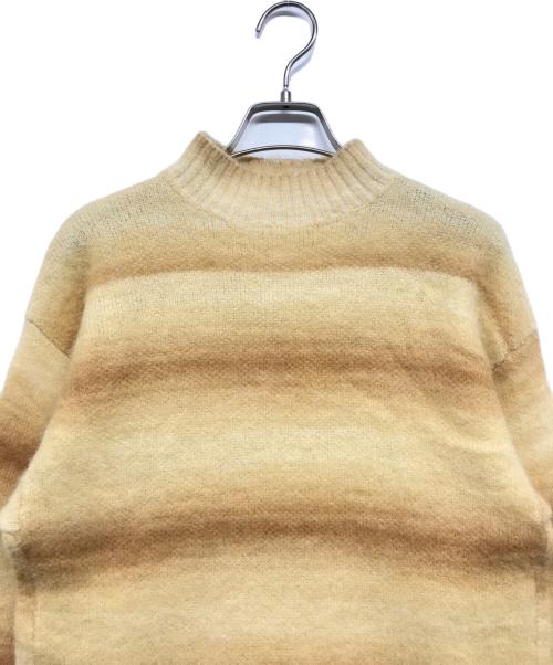 Acne studios（アクネ ストゥディオズ）ACNE STUDIOS (アクネ ストゥディオス) Kesme Soft Stripe Knit イエロー サイズ:XXSの古着・服飾アイテム