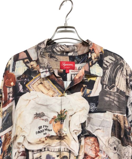 SUPREME（シュプリーム）Supreme (シュプリーム) 21SS Dash’s Wall Rayon S/S Shirt アイボリー サイズ:Ⅼの古着・服飾アイテム