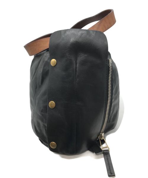 CELINE（セリーヌ）CELINE (セリーヌ) レザートートバッグ ブラックの古着・服飾アイテム