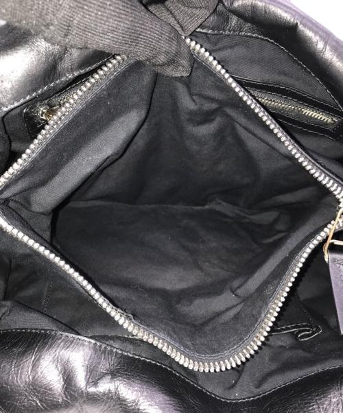 CELINE（セリーヌ）CELINE (セリーヌ) レザートートバッグ ブラックの古着・服飾アイテム