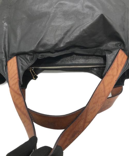 CELINE（セリーヌ）CELINE (セリーヌ) レザートートバッグ ブラックの古着・服飾アイテム