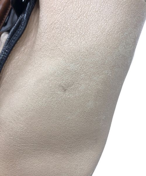 CELINE（セリーヌ）CELINE (セリーヌ) ラゲージミニショッパートリコロール ベージュ×ブラウン×ブラックの古着・服飾アイテム