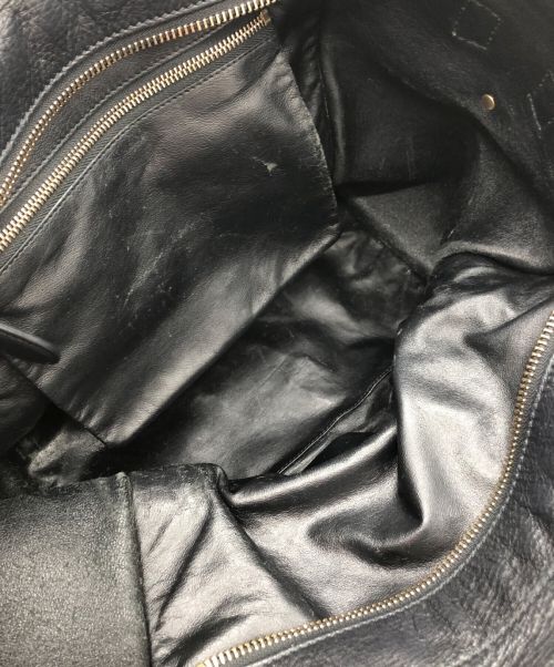 CELINE（セリーヌ）CELINE (セリーヌ) ラゲージミニショッパートリコロール ベージュ×ブラウン×ブラックの古着・服飾アイテム