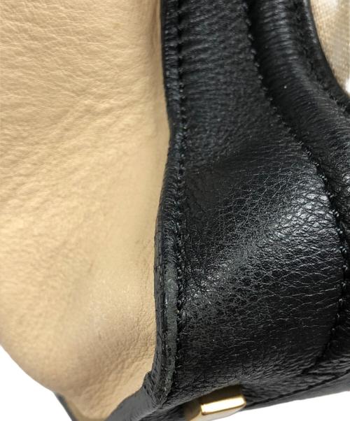 CELINE（セリーヌ）CELINE (セリーヌ) ラゲージミニショッパートリコロール ベージュ×ブラウン×ブラックの古着・服飾アイテム