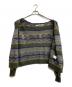 PERVERZE (パーバーズ) Stripe Mohair Wide Cardigan グレー サイズ:ＦＲＥＥ：7000円