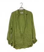MAGLIANOマリアーノ）の古着「ヴァルーズシャツ」｜黄緑