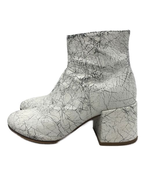 MARTIN MARGIELA（マルタン・マルジェラ）Martin Margiela (マルタン・マルジェラ) アンクルブーツ ホワイト サイズ:37 1/2の古着・服飾アイテム