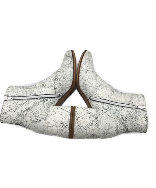 MARTIN MARGIELA（マルタン・マルジェラ）Martin Margiela (マルタン・マルジェラ) アンクルブーツ ホワイト サイズ:37 1/2の古着・服飾アイテム