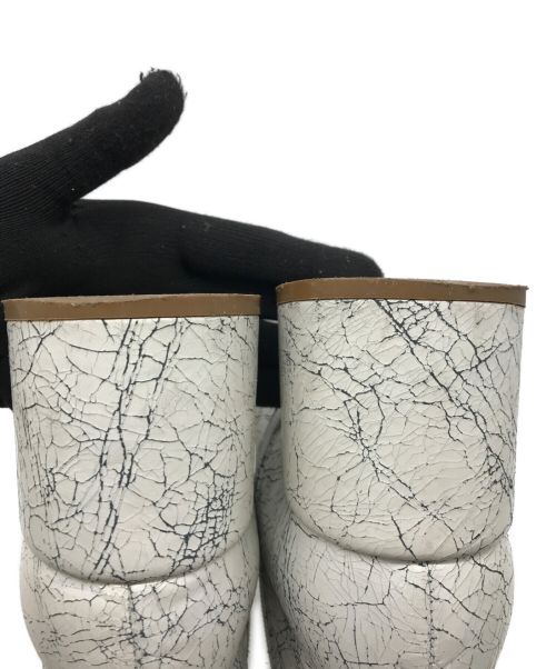 MARTIN MARGIELA（マルタン・マルジェラ）Martin Margiela (マルタン・マルジェラ) アンクルブーツ ホワイト サイズ:37 1/2の古着・服飾アイテム