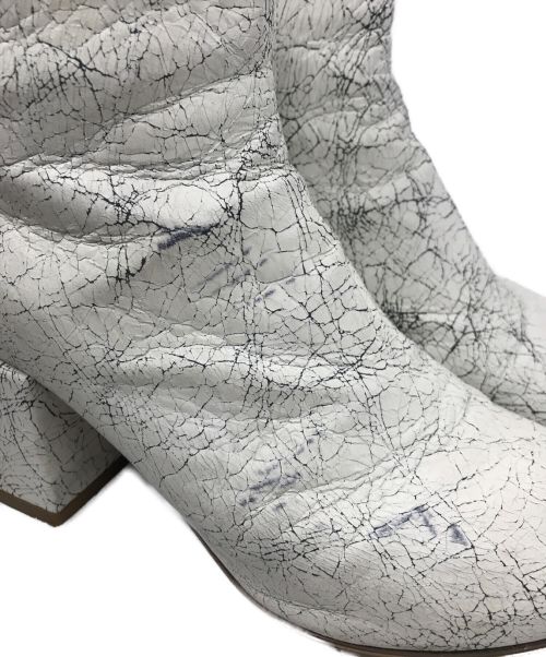 MARTIN MARGIELA（マルタン・マルジェラ）Martin Margiela (マルタン・マルジェラ) アンクルブーツ ホワイト サイズ:37 1/2の古着・服飾アイテム