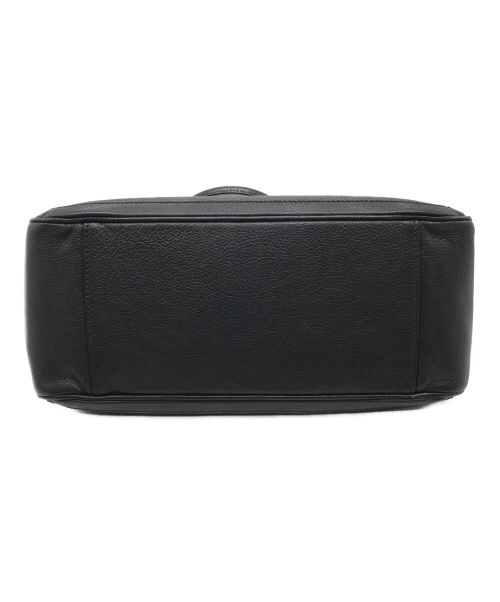 Salvatore Ferragamo（サルヴァトーレ フェラガモ）Salvatore Ferragamo (サルヴァトーレ フェラガモ) Fanya Leather Chain Handle Bag ブラックの古着・服飾アイテム