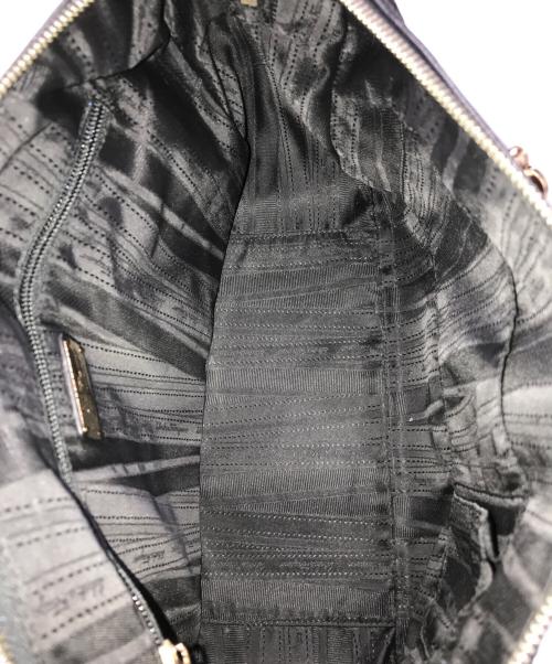 Salvatore Ferragamo（サルヴァトーレ フェラガモ）Salvatore Ferragamo (サルヴァトーレ フェラガモ) Fanya Leather Chain Handle Bag ブラックの古着・服飾アイテム