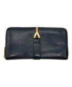 Yves Saint Laurentイヴサンローラン）の古着「長財布」｜ブラック