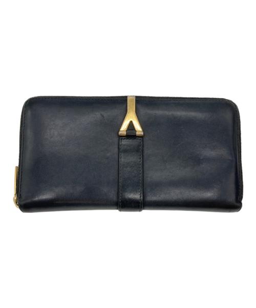 Yves Saint Laurent（イヴサンローラン）Yves Saint Laurent (イヴサンローラン) 長財布 ブラックの古着・服飾アイテム