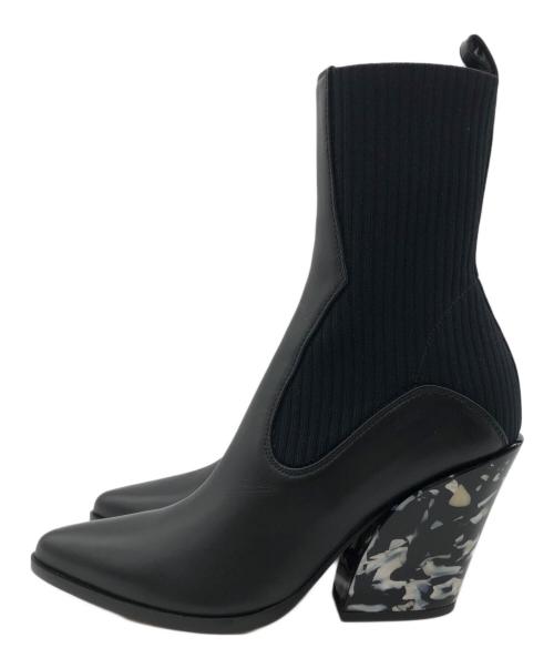 JIMMY CHOO（ジミーチュウ）JIMMY CHOO (ジミーチュウ) MELE 85 ブラック サイズ:35 1/2の古着・服飾アイテム