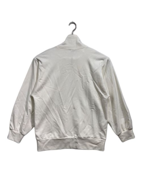 KATHARINE HAMNETT（キャサリンハムネット）KATHARINE HAMNETT (キャサリンハムネット) COTTON HIGH ZIP SWEAT PULLOVER ホワイト サイズ:不明の古着・服飾アイテム