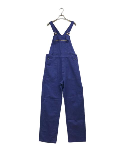 LE MONT ST MICHEL（ル・モンサンミッシェル）LE MONT ST MICHEL (ル・モンサンミッシェル) コットンツイルオーバーオール ネイビー サイズ:42の古着・服飾アイテム