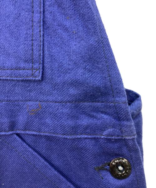 LE MONT ST MICHEL（ル・モンサンミッシェル）LE MONT ST MICHEL (ル・モンサンミッシェル) コットンツイルオーバーオール ネイビー サイズ:42の古着・服飾アイテム