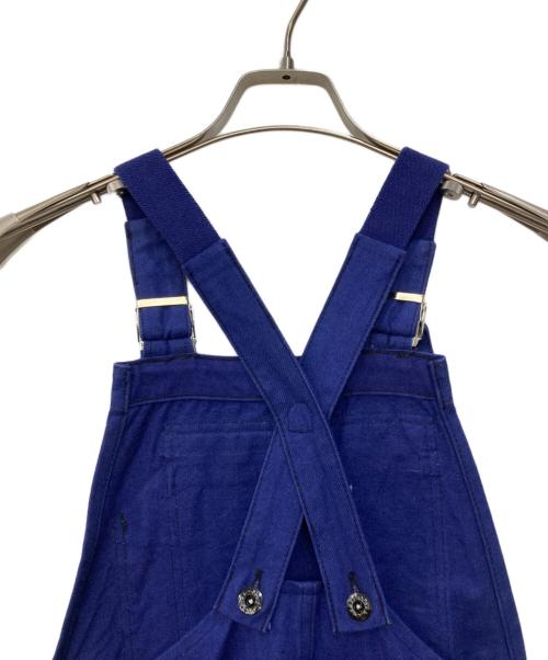 LE MONT ST MICHEL（ル・モンサンミッシェル）LE MONT ST MICHEL (ル・モンサンミッシェル) コットンツイルオーバーオール ネイビー サイズ:42の古着・服飾アイテム