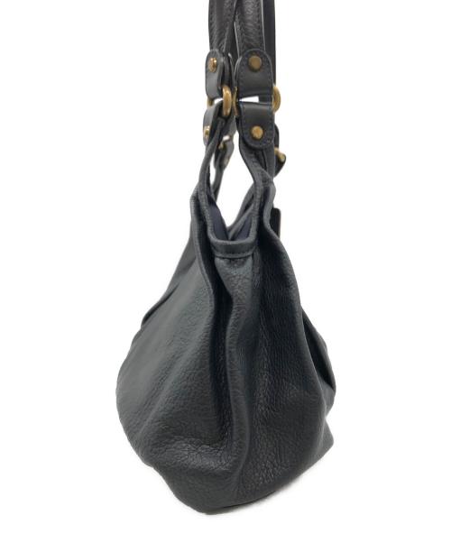 Felisi（フェリージ）Felisi (フェリージ) レザーハンドバッグ ネイビーの古着・服飾アイテム