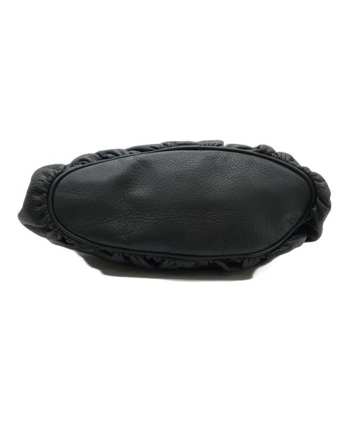 Felisi（フェリージ）Felisi (フェリージ) レザーハンドバッグ ネイビーの古着・服飾アイテム