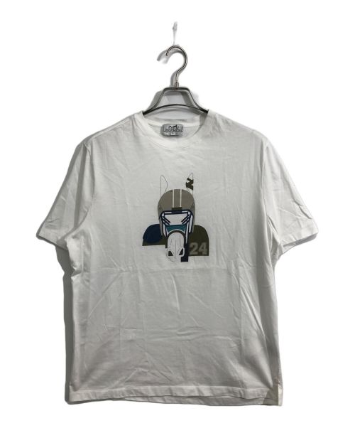 HERMES（エルメス）HERMES (エルメス) クォーターバッシュ ホワイト サイズ:XLの古着・服飾アイテム