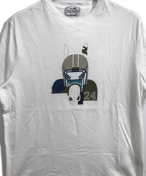 HERMES（エルメス）HERMES (エルメス) クォーターバッシュ ホワイト サイズ:XLの古着・服飾アイテム