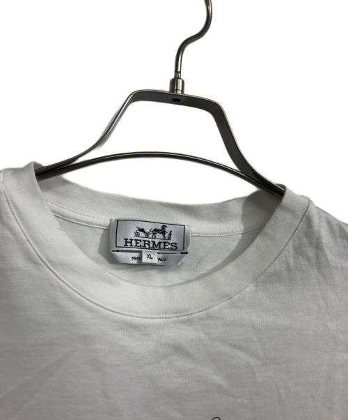 HERMES（エルメス）HERMES (エルメス) クォーターバッシュ ホワイト サイズ:XLの古着・服飾アイテム